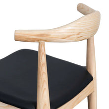 Load image into Gallery viewer, Natural Ash Elbow Dining Chair