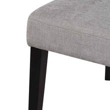 Load image into Gallery viewer, Oyster Beige Fabric Dining Chair with Black Legs