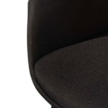 Load image into Gallery viewer, Black Fabric Dining Chair (Set of 2)