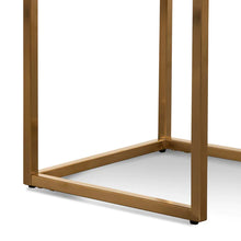 Load image into Gallery viewer, Emerald Green Dining Chair with Brushed Gold Base