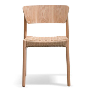 Natural Rope Seat Dining Chair