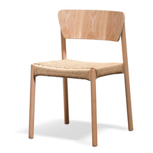 Load image into Gallery viewer, Natural Rope Seat Dining Chair