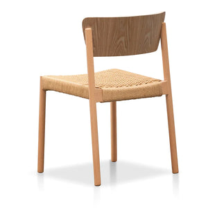 Natural Rope Seat Dining Chair