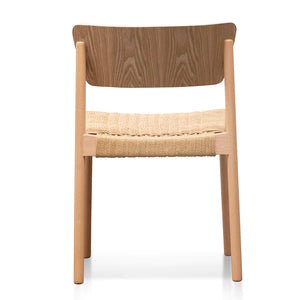 Natural Rope Seat Dining Chair