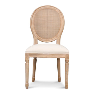 Light Beige Elm Dining Chair