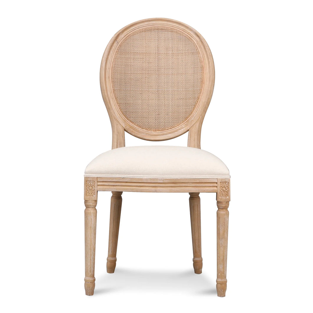 Light Beige Elm Dining Chair