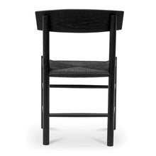 Load image into Gallery viewer, Full Black Rattan Dining Chair