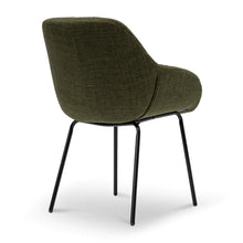 Load image into Gallery viewer, Pine Green Fabric Dining Chair (Set of 2)