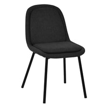 Load image into Gallery viewer, Charcoal Grey Fabric Dining Chair (Set of 2)