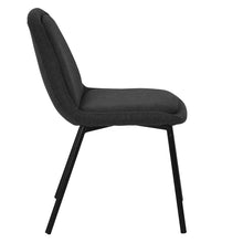 Load image into Gallery viewer, Charcoal Grey Fabric Dining Chair (Set of 2)
