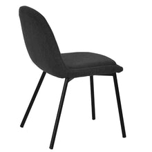 Load image into Gallery viewer, Charcoal Grey Fabric Dining Chair (Set of 2)