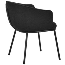 Load image into Gallery viewer, Black Boucle Dining Chair