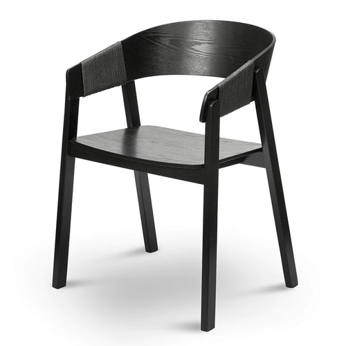 Full Black Dining Chair (Set of 2)