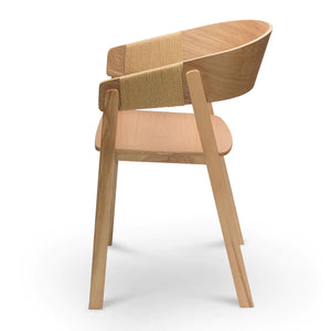 Natural Rattan Dining Chair (Set of 2)