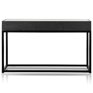 Full Black Reclaimed Console Table