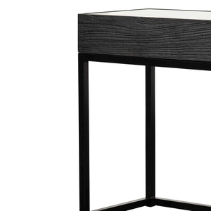 Full Black Reclaimed Console Table