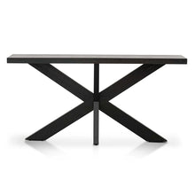 Load image into Gallery viewer, Textured Espresso Black Console Table