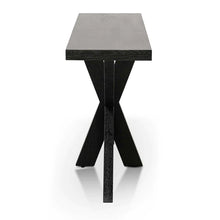 Load image into Gallery viewer, Textured Espresso Black Console Table