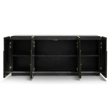 Load image into Gallery viewer, Textured Espresso Black Buffet Unit