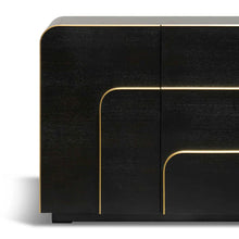 Load image into Gallery viewer, Textured Espresso Black Buffet Unit