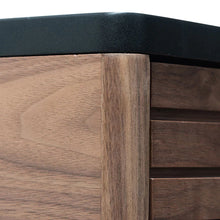 Load image into Gallery viewer, Walnut Wooden Console Table