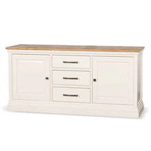 Load image into Gallery viewer, White Sideboard Unit with Natural Top