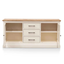 Load image into Gallery viewer, White Sideboard Unit with Natural Top