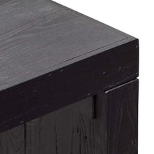Load image into Gallery viewer, Black Reclaimed Timber Console Table