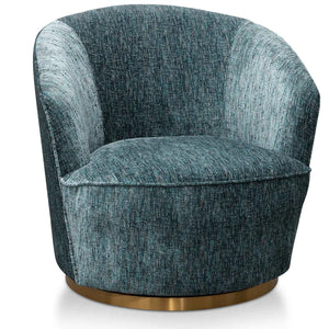 Emerald Green Fabric Lounge Chair