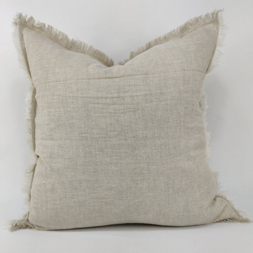 Arendal est. 2020 - Natural Fringed French Linen Cushion