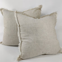 Load image into Gallery viewer, Arendal est. 2020 - Natural Fringed French Linen Cushion