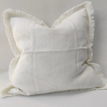 Load image into Gallery viewer, Arendal est. 2020 - Crystal White Textured French Linen Cushion