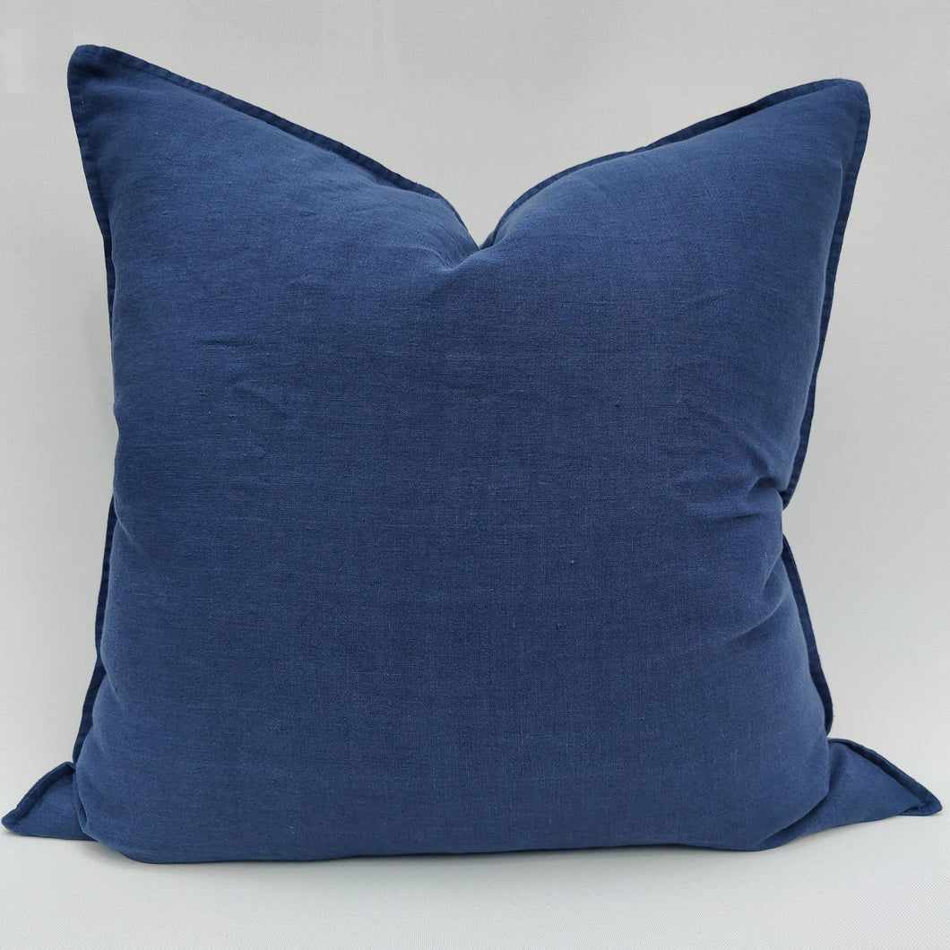 Arendal est. 2020 - Indigo Stonewashed French Linen Cushion