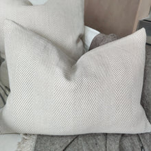 Load image into Gallery viewer, Arendal est. 2020 - Natural Herringbone French Linen Cushion