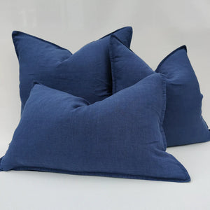 Arendal est. 2020 - Indigo Stonewashed French Linen Cushion