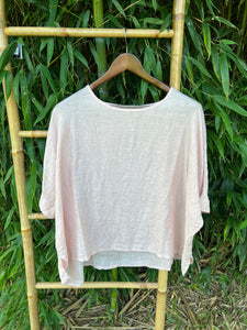 Blush Anzio Linen Top