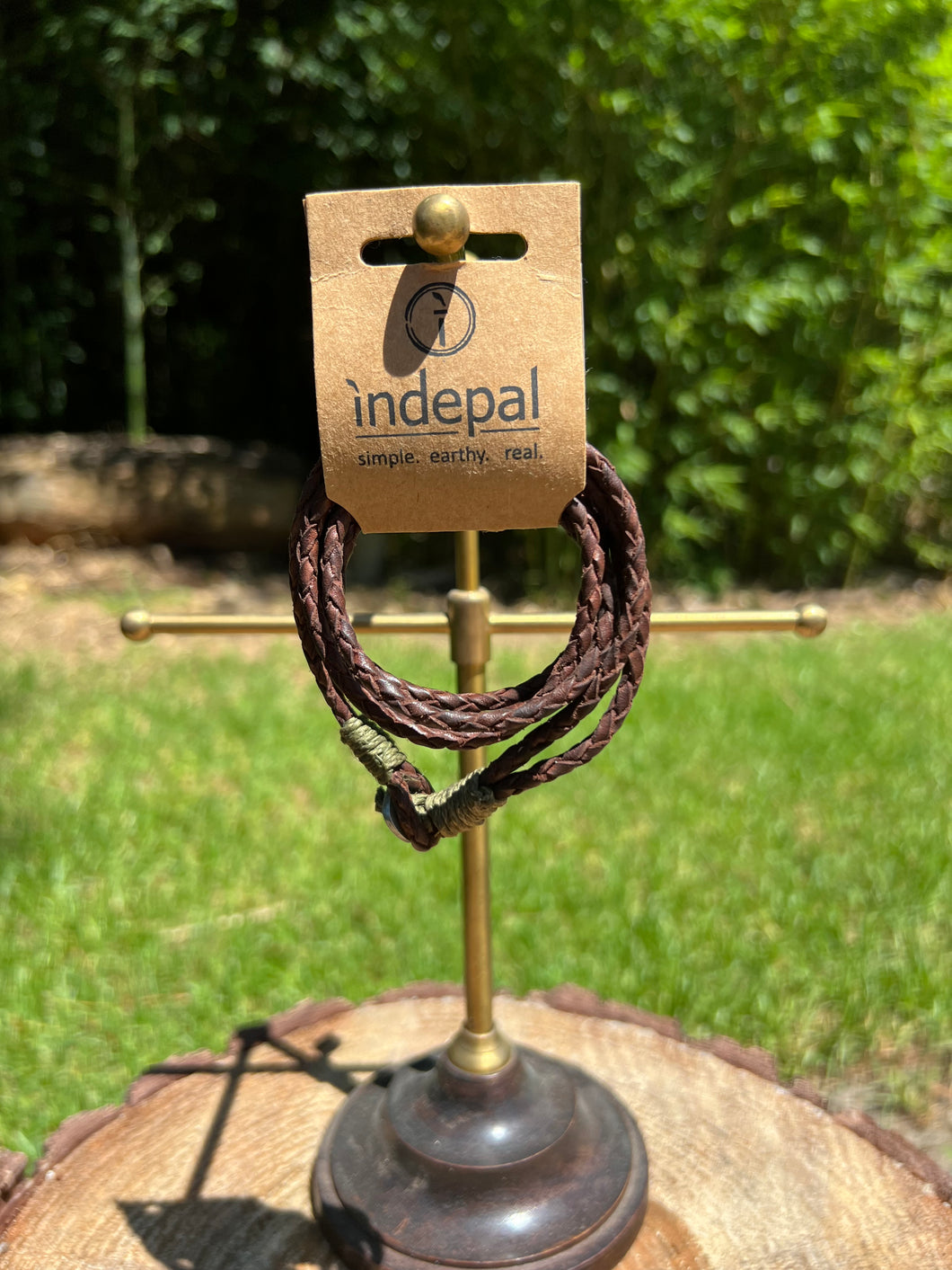 Indepal Double Wrap Leather Bracelet