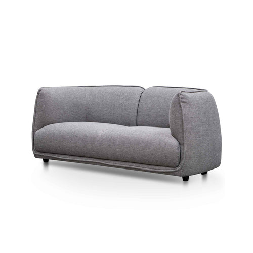 Graphite Grey Two-Seater Fabric Sofa