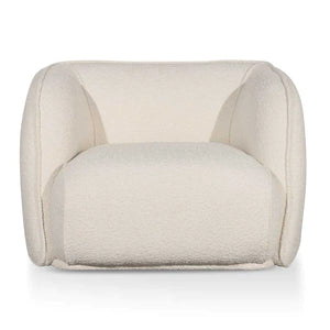 Ivory Fabric Armchair