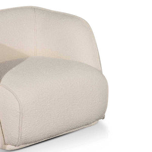 Ivory Fabric Armchair