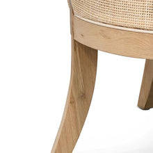 Load image into Gallery viewer, Distressed Natural Rattan Armchair with Sand White Cushions