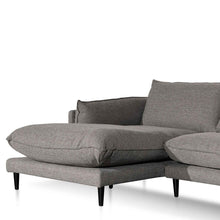 Load image into Gallery viewer, Graphite Grey Four-Seater Left Chaise Fabric Sofa