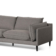 Load image into Gallery viewer, Graphite Grey Four-Seater Left Chaise Fabric Sofa