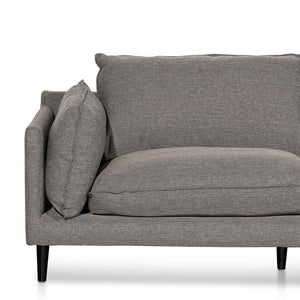 Graphite Grey Four-Seater Right Chaise Fabric Seat