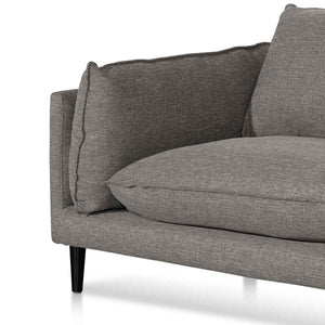 Graphite Grey Four-Seater Right Chaise Fabric Seat