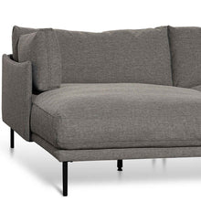 Load image into Gallery viewer, Graphite Grey Four-Seater Left Chaise Fabric Sofa