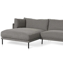Load image into Gallery viewer, Graphite Grey Four-Seater Left Chaise Fabric Sofa