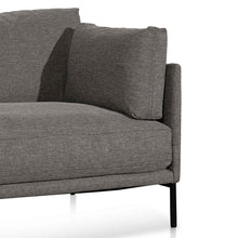 Load image into Gallery viewer, Graphite Grey Four-Seater Left Chaise Fabric Sofa