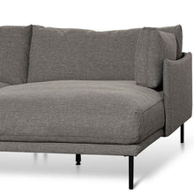 Load image into Gallery viewer, Graphite Grey Four-Seater Right Chaise Fabric Sofa