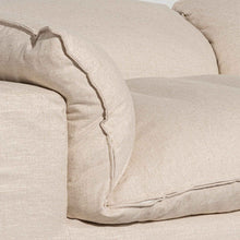 Load image into Gallery viewer, Linen Sand Fabric Corner Sofa